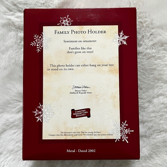 2002 Hallmark Keepsake Family Photo Holder (QX8693) - Picture 2 of 6